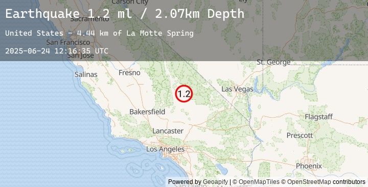 Map of 27 km N of Searles Valley, CA