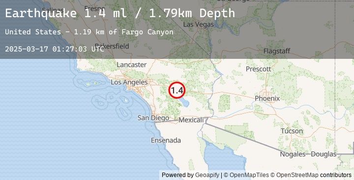Map of 10 km NE of Coachella, CA