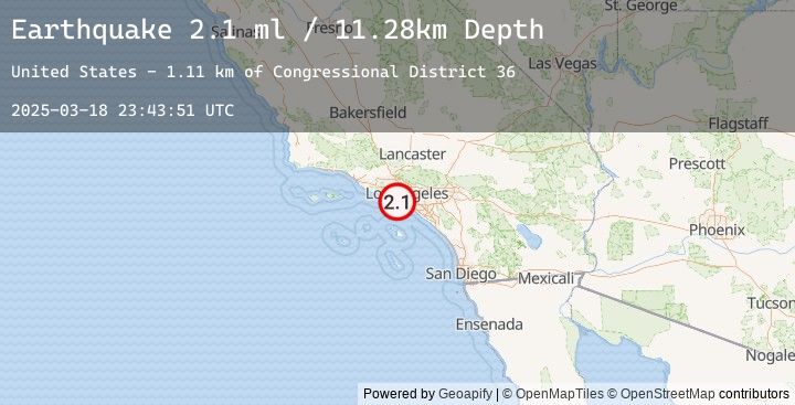 Map of 2 km WNW of Manhattan Beach, CA