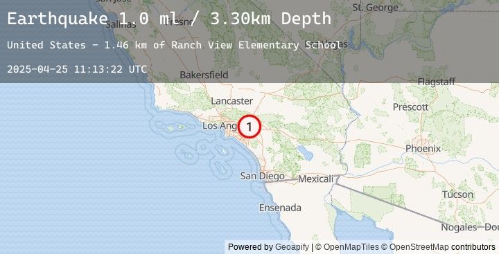Map of 6 km WNW of Mira Loma, CA