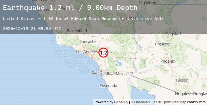 Map of 7 km E of Calimesa, CA