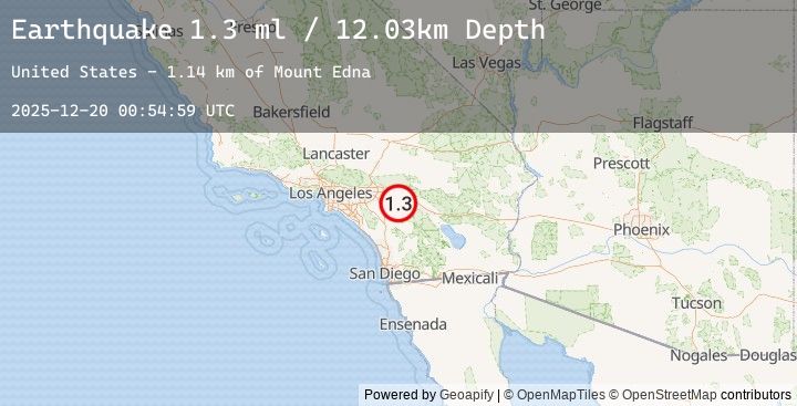 Map of 5 km SSW of Banning, CA