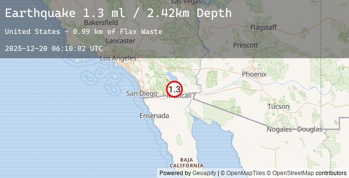 Map of 11 km WNW of Imperial, CA