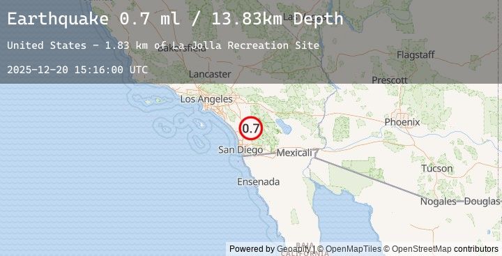 Map of 8 km NW of Lake Henshaw, CA