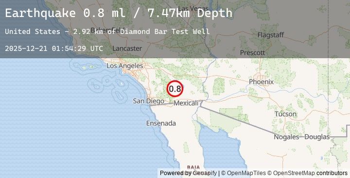 Map of 15 km S of Salton City, CA