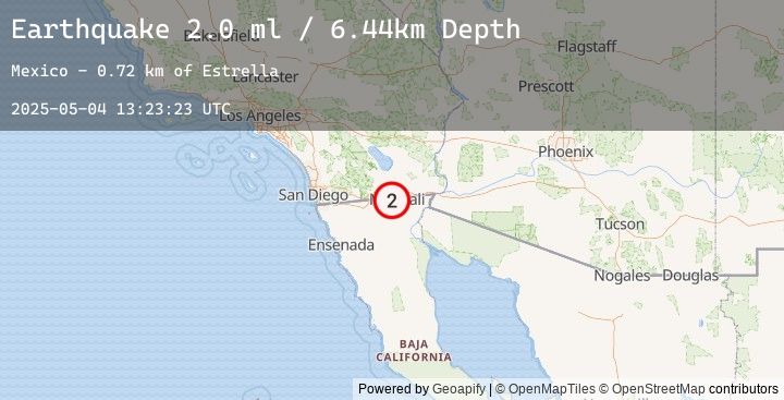 Map of 5 km N of Progreso, B.C., MX