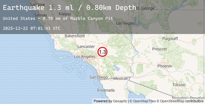 Map of 9 km NNW of Big Bear City, CA