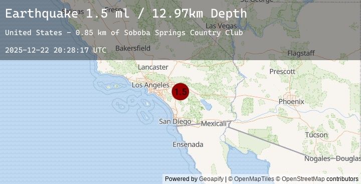 Map of 3 km ENE of San Jacinto, CA