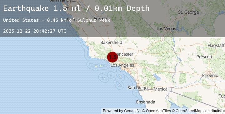 Map of 14 km N of Fillmore, CA