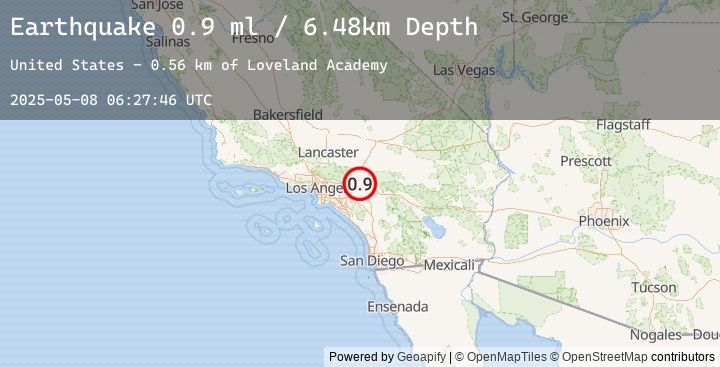 Map of 4 km NE of Fontana, CA