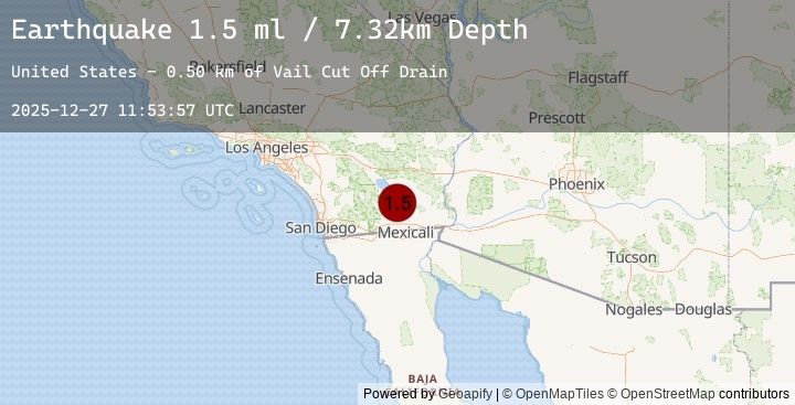 Map of 11 km N of Westmorland, CA
