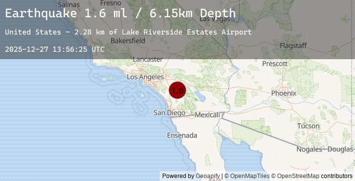 Map of 12 km NNE of Aguanga, CA