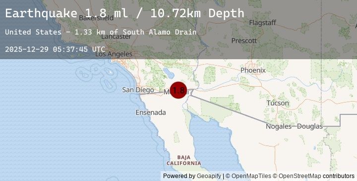 Map of 10 km ENE of Mexicali, B.C., MX