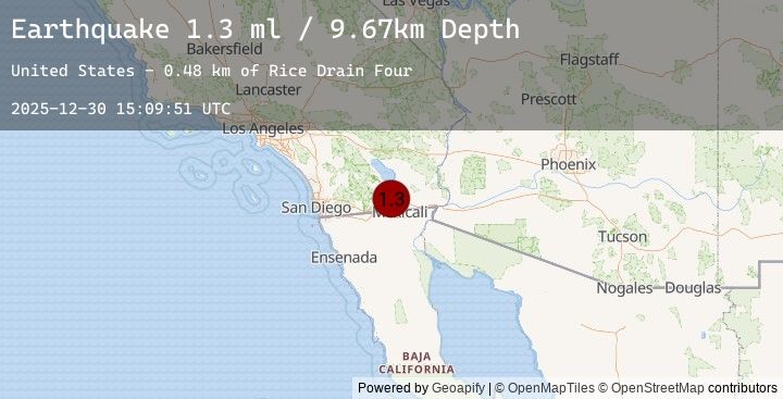 Map of 7 km W of Imperial, CA
