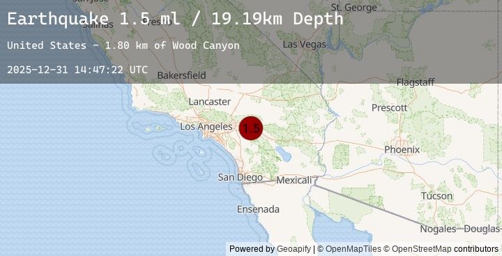 Map of 10 km NNE of Banning, CA