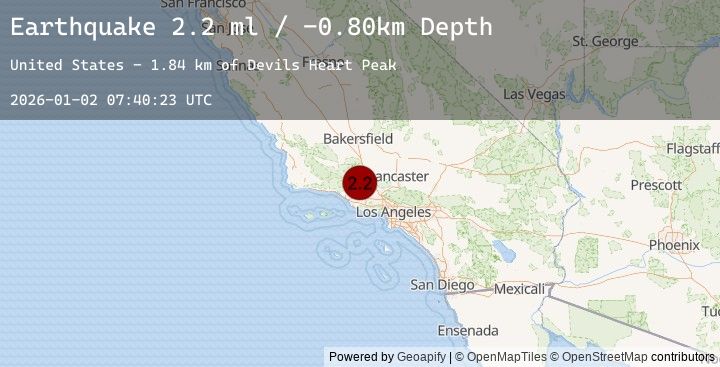 Map of 19 km NNW of Fillmore, CA