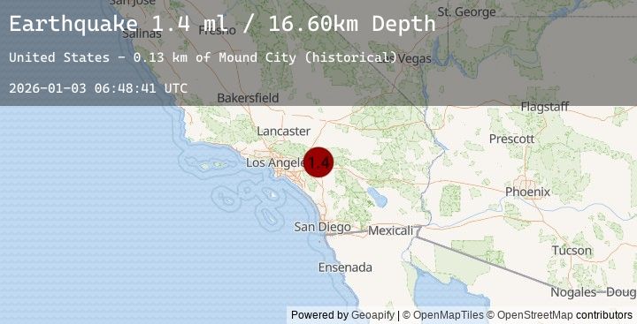 Map of 1 km NNW of Loma Linda, CA