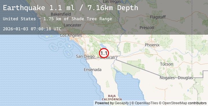 Map of 16 km SW of Westmorland, CA