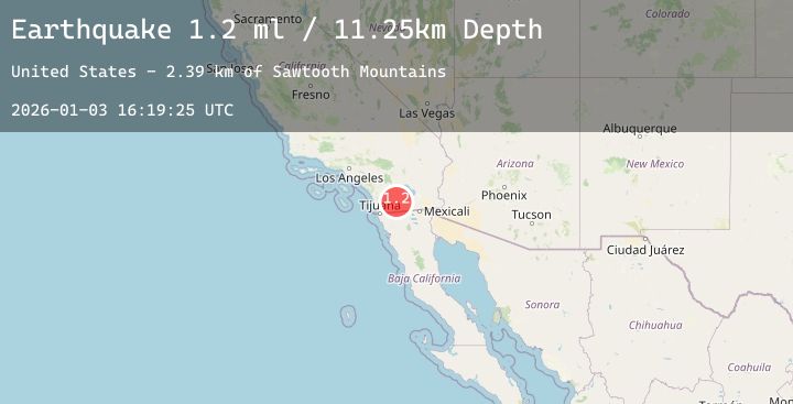 Map of 21 km NE of Pine Valley, CA