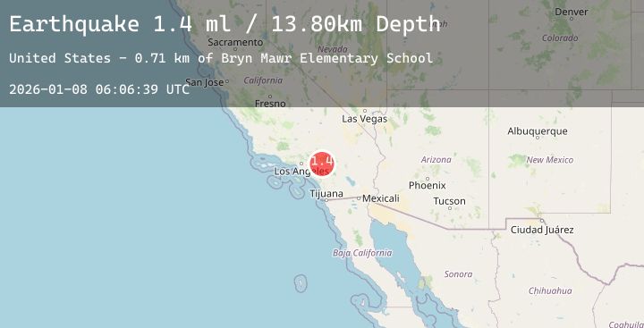 Map of 3 km ESE of Loma Linda, CA