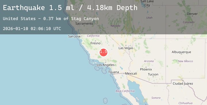 Map of 20 km NNW of Tehachapi, CA