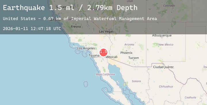 Map of 8 km SW of Niland, CA