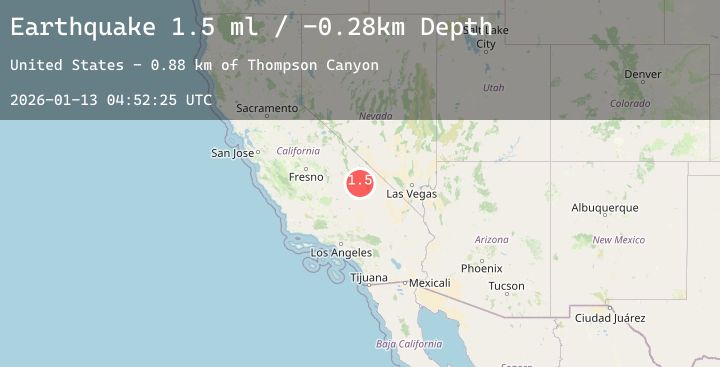 Map of 47 km SSW of Stovepipe Wells, CA