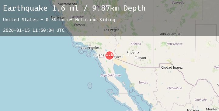 Map of 7 km WSW of Holtville, CA