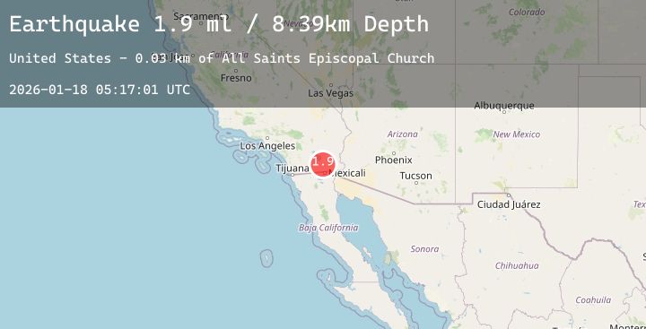 Map of 2 km S of Brawley, CA