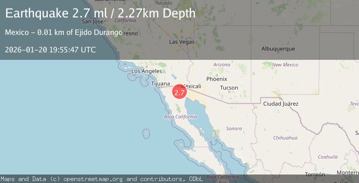 Map of 16 km W of Alberto Oviedo Mota, B.C., MX