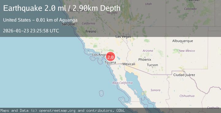 Map of 11 km NW of Aguanga, CA