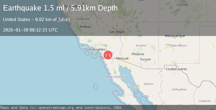 Map of 21 km NNE of Indio, CA