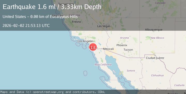 Map of 6 km NNW of Lakeside, CA
