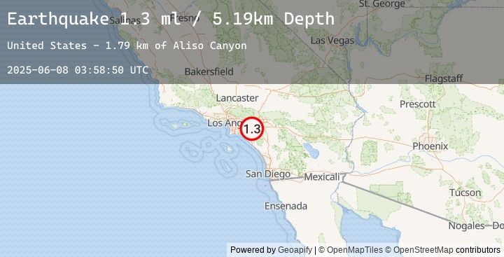 Map of 10 km WNW of Corona, CA