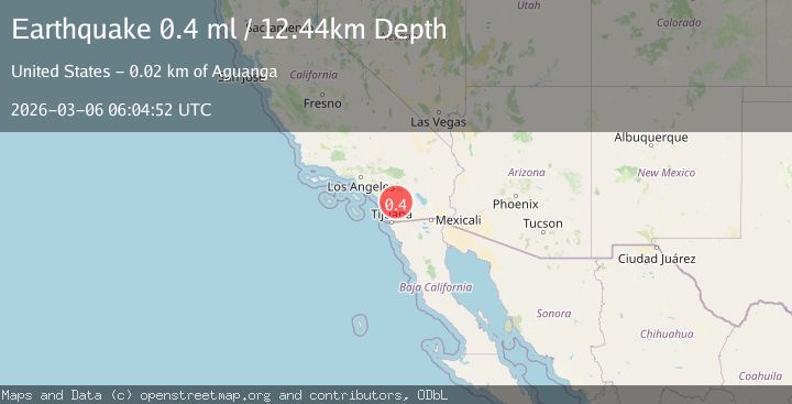 Map of 4 km W of Lake Henshaw, CA