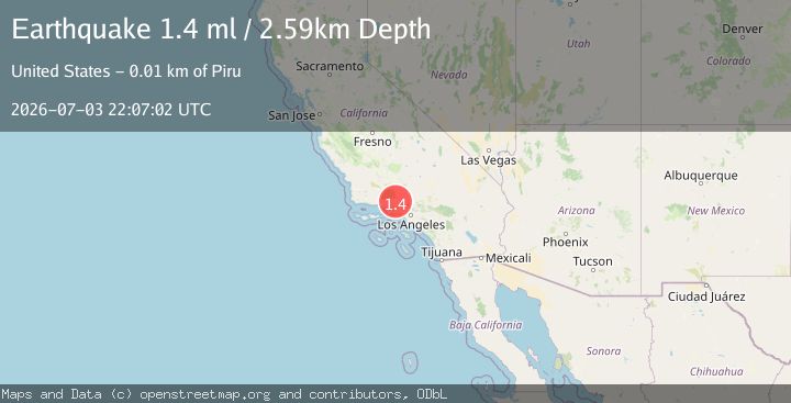 Map of 11 km NNW of Piru, CA