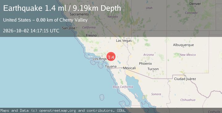 Map of 7 km E of Calimesa, CA