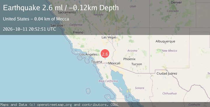 Map of 33 km WNW of Desert Center, CA