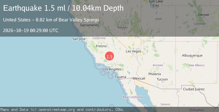 Map of 23 km NNW of Tehachapi, CA