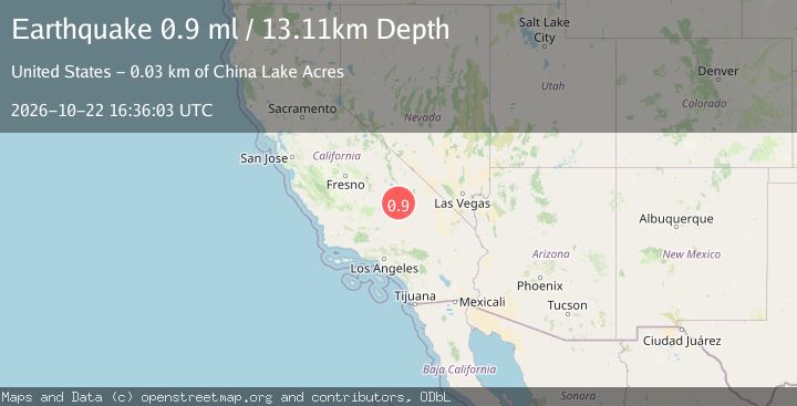 Map of 22 km ESE of Little Lake, CA