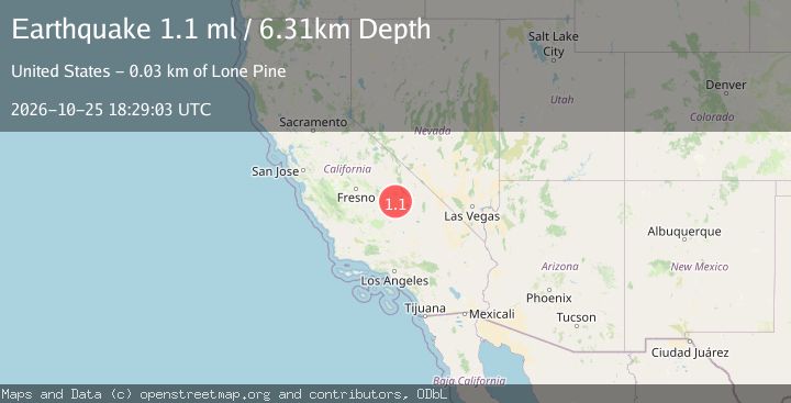 Map of 20 km WNW of Olancha, CA