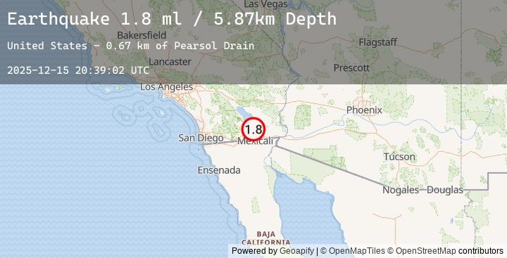 Map of 4 km S of Brawley, CA