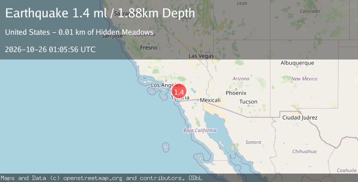 Map of 8 km S of Pala, CA