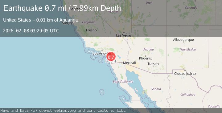 Map of 10 km WNW of Palomar Observatory, CA