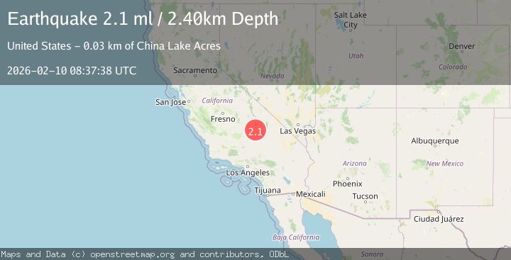 Map of 7 km NE of Coso Junction, CA
