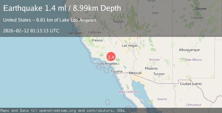 Map of 5 km SE of Lake Los Angeles, CA