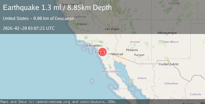 Map of 10 km NW of Pine Valley, CA