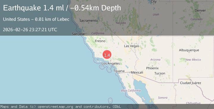 Map of 11 km E of Lebec, CA