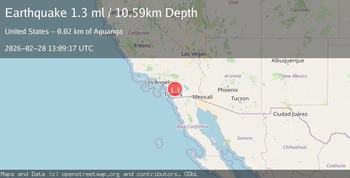 Map of 4 km W of Lake Henshaw, CA