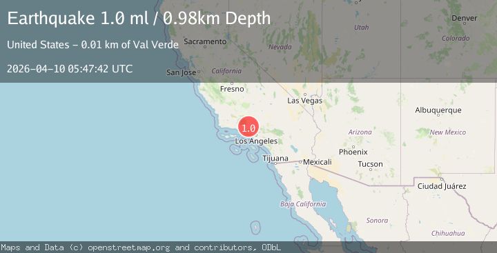 Map of 10 km WNW of Castaic, CA